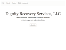 Tablet Screenshot of dignityrecovery.com